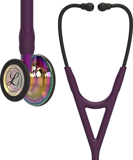3M Littmann Cardiology IV Stethoscope 6239 Plum , High Polish Rainbow Finish