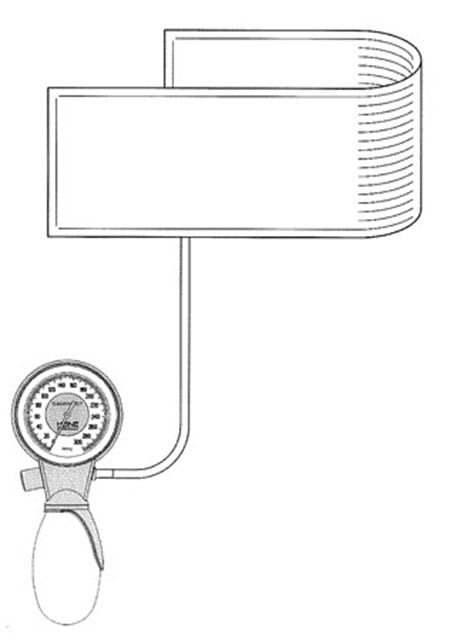 Kraujospūdžio matavimo rankogalis Gamma G7/G5/GP XL suaugusiems (vieno vamzdelio) - Heine M-000.09.615