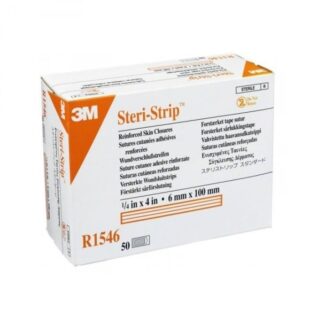 3M™ Steri-Strip™ sustiprintos lipnios odos uždarymo juostelės R1546, 6 mm x 100 mm