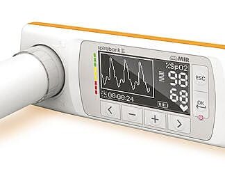 MIR Spirobank II Advanced Spirometras su 60 FlowMir turbinų