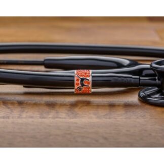 Šventinis Helovino katės pakabukas stetoskopui