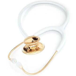 MDF MD One® stetoskopas - baltas / auksinis