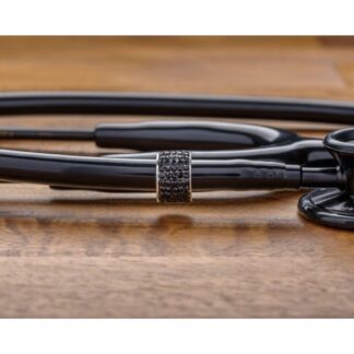 Vientisos spalvos stetoskopo pakabukas – Midnight