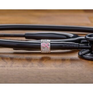 Priežastys ir kaspinėlių pakabukai stetoskopui - Rožinis kaspinėlis