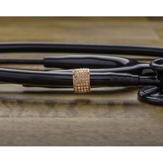 Vientisos spalvos pakabukas stetoskopui – rožinis auksas