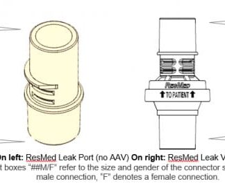 Nuotėkio vožtuvas Resmed 24988