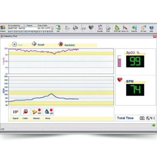 Spirolab su oksimetrija be turbininio srauto matuoklio