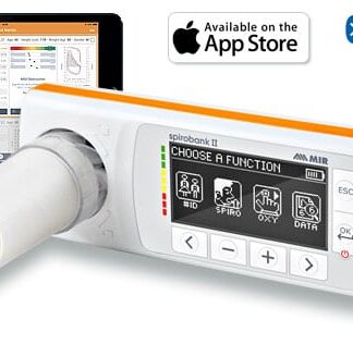 Spirobank II Smart su 1 daugkartinio naudojimo turbinos srauto matuokliu