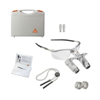 HRP 6x 340 mm binokulinių lupų rinkinys – Heine C-000.32.432