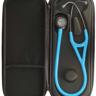 Mėlynas „MegaBOX“ stetoskopo dėklas transportavimui ir apsaugai