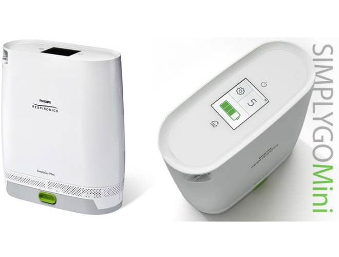 SimplyGo Mini nešiojamas deguonies koncentratorius Extended - Philips